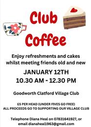 Club Coffee in January