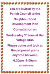 Neigbourhood Plan Consultation Reminder